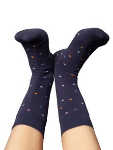 Warm cuddly socks with organic cotton confetti thundercloud via FellHerz T-Shirts - bio, fair & vegan