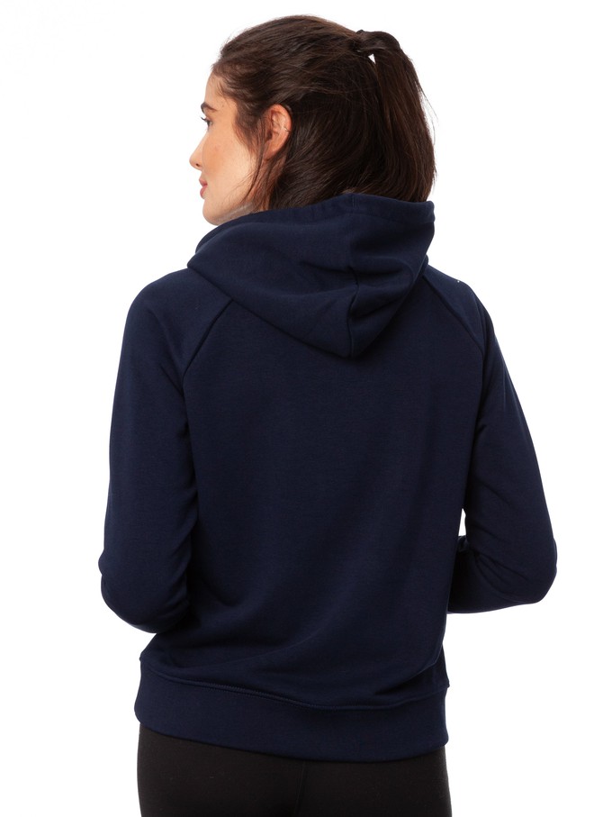 La Capitana Hoodie navy from FellHerz T-Shirts - bio, fair & vegan