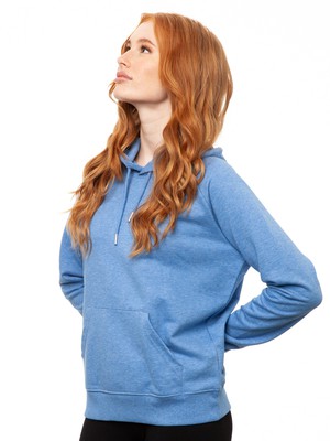 Hoodie Blue melange from FellHerz T-Shirts - bio, fair & vegan