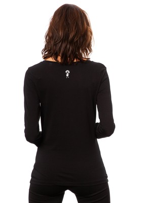 Long sleeve black from FellHerz T-Shirts - bio, fair & vegan