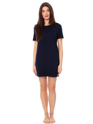 FellHerz T-Shirt Dress navy from FellHerz T-Shirts - bio, fair & vegan