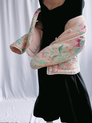 Our "PINK ROMANTIC DUVET " Reversible Jacket - XS/S - Petite from Fitolojio Workshop