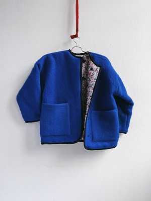 Our "BLUE ROYAL - IRIS" Reversible Blankets Made COAT - S from Fitolojio Workshop