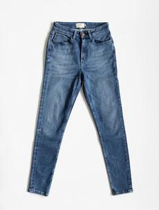 Skinny Jeans - Blauw via Five Foot Two