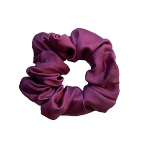 Silk Scrunchie - Purple Wine from Floria Collective