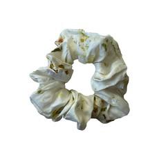 Silk Scrunchie - Petal white via Floria Collective