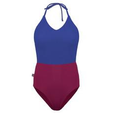 Recycling swimsuit Swea blue + tinto (red) via Frija Omina