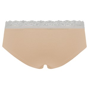 Set: Bio bra + hipster panties Spitze, nude from Frija Omina