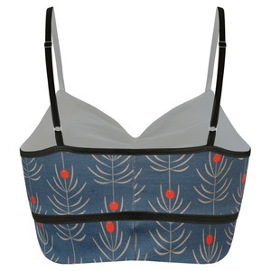 Organic bustier Yoga Korte blue from Frija Omina