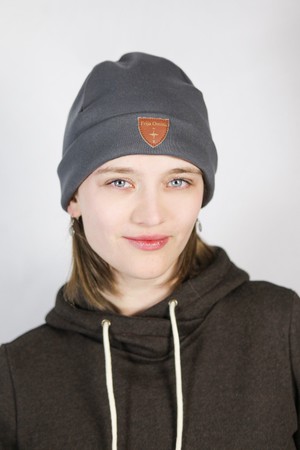 Sustainable beanie hat Basel, anthracite from Frija Omina