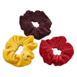 Scrunchies - hair ties - set of 3 - yellow & red colours from Frija Omina