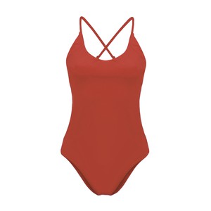 Recycling swimsuit Frøya, rust from Frija Omina