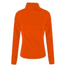 Organic Polo neck shirt Rolli, orange via Frija Omina