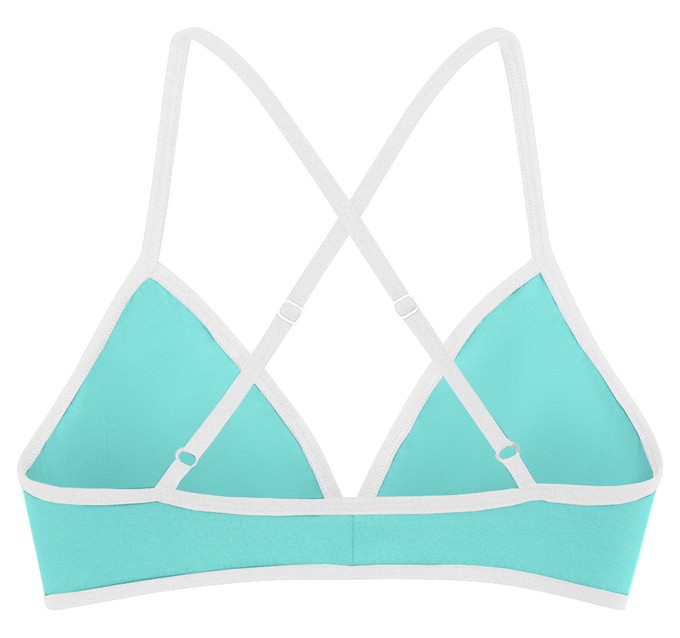 Set: Bio bra + hipster panties, mint from Frija Omina