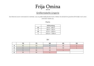 Bio bra "Spitze" teal from Frija Omina