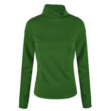Organic Polo neck shirt Rolli, verde (green) via Frija Omina