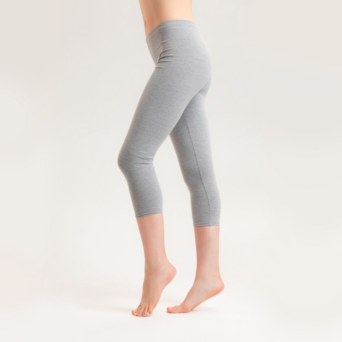 Bio Capri Leggings light tinged with grey from Frija Omina