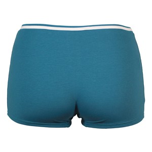 Organic cotton Bikini Shorts Isi teal / tripes from Frija Omina