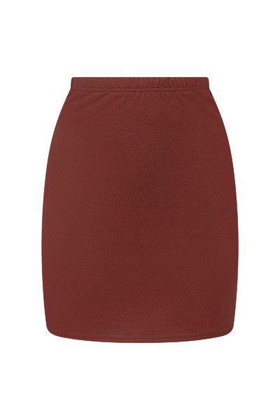 Organic skirt Snoba, aubergine from Frija Omina