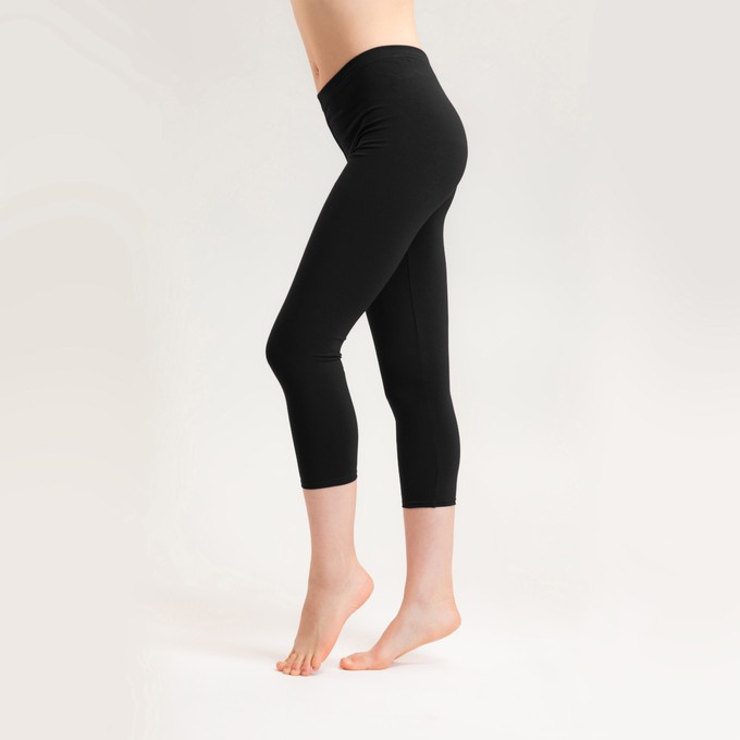 Bio Capri Leggings black from Frija Omina