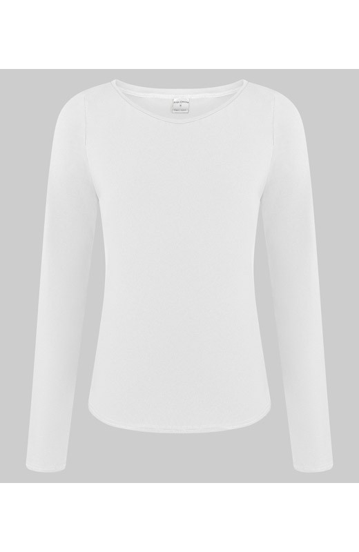 Organic long sleeve Ubu, white from Frija Omina