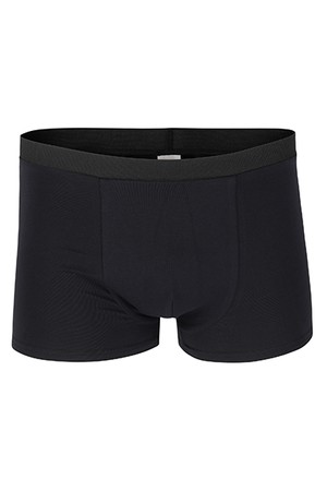 Organic men’s trunk boxer shorts, black from Frija Omina