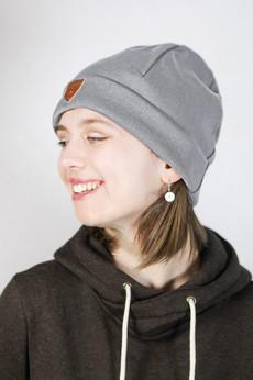 Sustainable beanie hat Basel, grey via Frija Omina