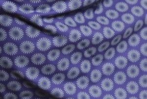 Organic skirt Freudian, Night flowers, blue from Frija Omina