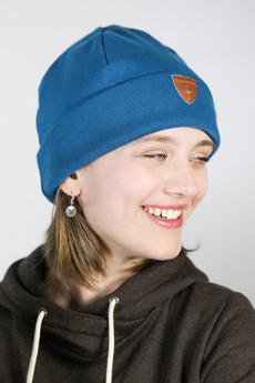 Sustainable beanie hat Basel, teal via Frija Omina