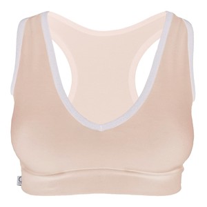 Organic sports top Athla nude (grey) from Frija Omina