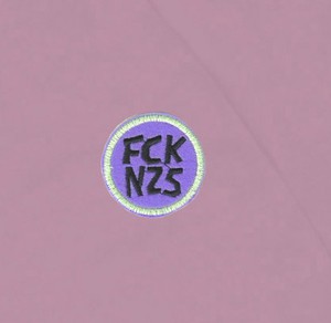 Hoodie FCK NZS lilac (violet) from Frija Omina