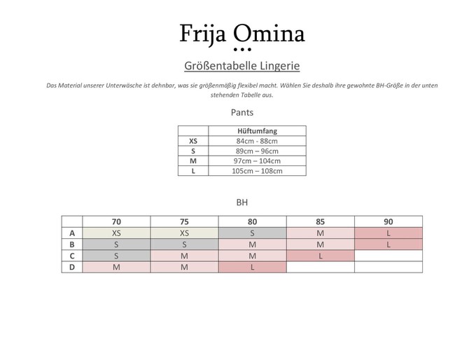 Bio bra "Spitze" aubergine from Frija Omina