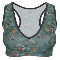 Organic sports top Athla Ginko green via Frija Omina