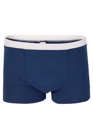 Organic men’s trunk boxer shorts indico (blue) from Frija Omina