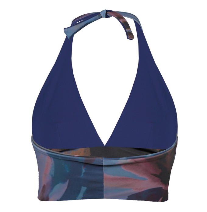 Recycling bikini top Fjordella Palm + blue from Frija Omina