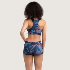 Recycling bikini shorts Isi Palm + blue via Frija Omina