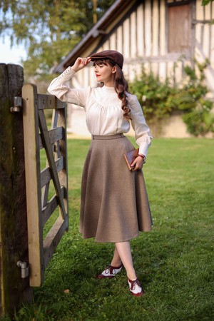 Audrey Wool Skirt from GAÂLA