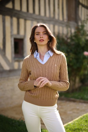 Christin Cable Knit Sweater from GAÂLA