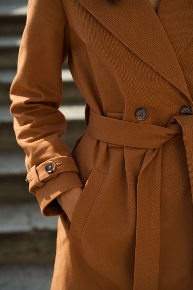 Benedicte Cotton Trench Coat from GAÂLA