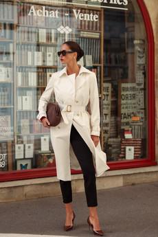 Nicole Cotton Trench Coat via GAÂLA