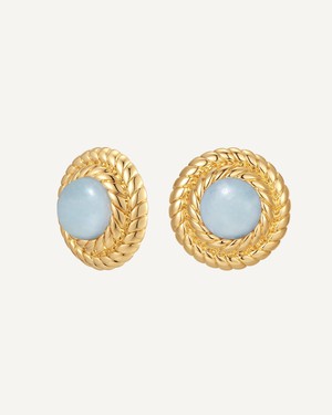 March Birthstone Earrings - Aquamarine from GAÂLA