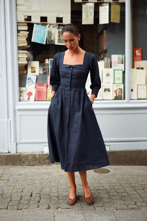 Esther Linen Dress from GAÂLA