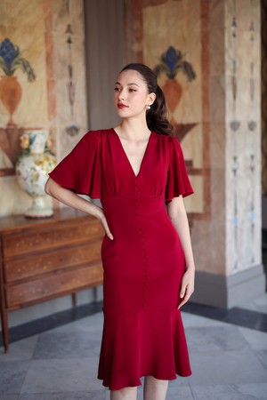 Davina Silk Dress from GAÂLA