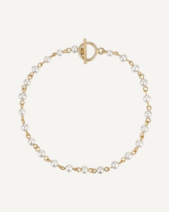 Audrey Pearl Station Bracelet from GAÂLA