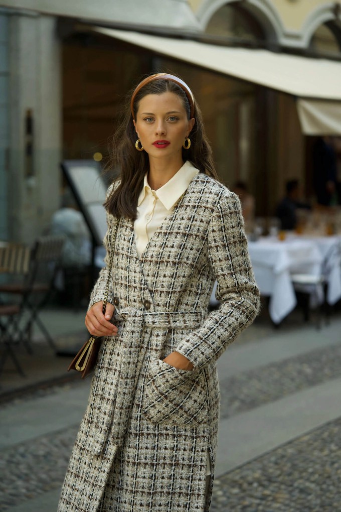 Blaire Plaid Coat from GAÂLA