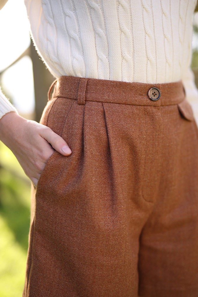 Harper Wool Shorts from GAÂLA