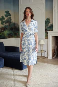 Elsie Toile De Jouy Dress via GAÂLA