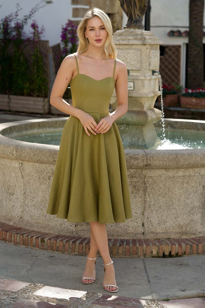 Bardot Linen Dress from GAÂLA