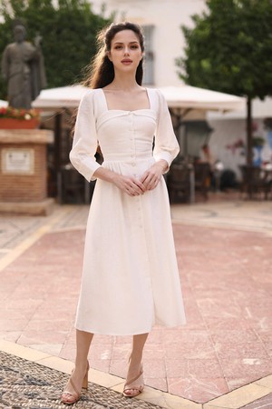 Esther Linen Dress from GAÂLA