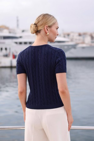 Talina Cable Knit Top from GAÂLA